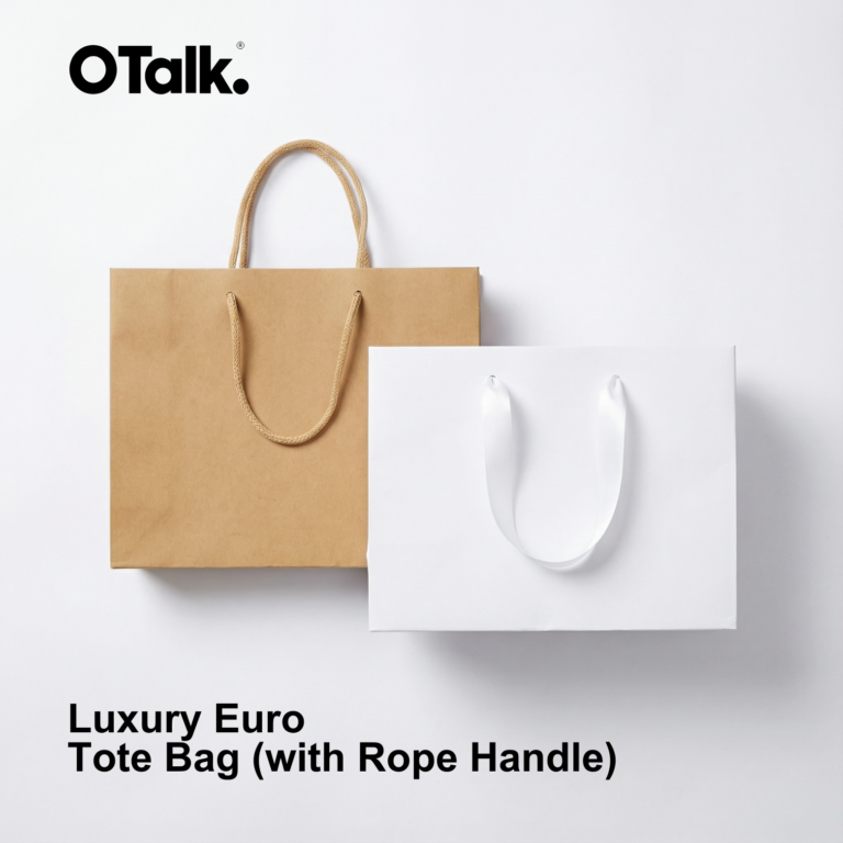 Luxury Euro Tote Bag (with Rope Handle)